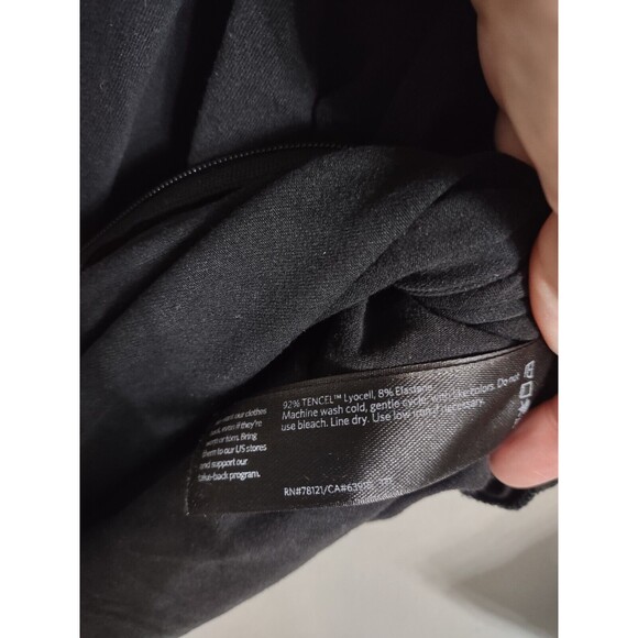 Eileen Fisher Dress Charcoal Gray Long Sleeves Thin Knit Stretch Small - Picture 7 of 7